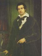 Vasily Tropinin Portrait of Vasily Karatygin, oil painting artist